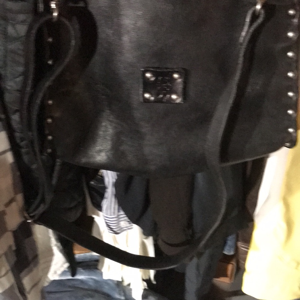 Stylish Black Leather A.S.98 Bag - Picture 6 of 12